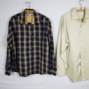 Colombia plaid button down